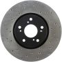 Stoptech 128.40062R 04-08 Acura TL/TL-S Brembo Drilled Right Front Rotor