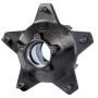 Wilwood 270-6513BD Hub-Starlite 55 Rear - Standard Offset 5/8 C Studs-Drilled-Black