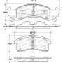 Stoptech 308.05050 Street Brake Pads - Front