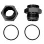 Moroso 22626 Vacuum Pump Fitting 16An to -16An w/O-Ring - Aluminum - 2 Pack