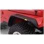 Bushwacker 87-95 Jeep Wrangler Flat Style Flares 4pc Excludes Renegade - Black
