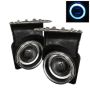 SPYDER 5021434 Halo Projector Fog Lights w/Switch - Clear
