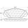 Stoptech 305.11780 Street Select Brake Pads - Rear