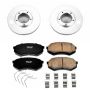 PowerStop CRK1232 Genuine Geomet Coated Rotor and Low-Dust Ceramic Brake Pad Kit