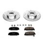 PowerStop K398 Z23 Daily Driver Carbon-Fiber Ceramic Brake Pad and Drilled & Slotted Rotor Kit