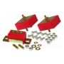 Prothane 1-1905 Jeep Motor & Trans Mount Kit - Red