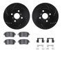 Dynamic Friction 8512-91003 Rotor Kit