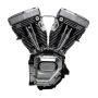 S&S Cycle 310-0770A 99-06 BT T111 Long Block Engine - Wrinkle Black