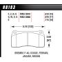 Hawk Performance HB193F.670 HPS Disc Brake Pad