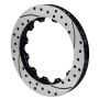 Wilwood 160-12157-BK Rotor-SRP48 SPC-37-RH-BLK-Drill 12.44 x 1.19 - 12 on 7.00in