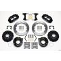 Wilwood 140-9220 Narrow Superlite 4R Rear P-Brk Kit 12.88in Small Ford 2.50in Offset