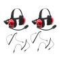 Rugged Radios H80-X2 H80 Track Talk Linkable Intercom Headsets - Bring The Conversation... NASCAR event