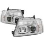 SPYDER 5084637 Light Bar Projector Headlights - Chrome