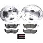 PowerStop K3150-36 Z36 Truck and SUV Carbon-Fiber Ceramic Brake Pad and Drilled & Slotted Rotor Kit