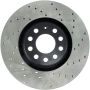 Stoptech 128.33096L 01-06 Audi All Road / 05-09 A4/A4 Quattro / 6/99-04 A6 Quattro Drilled Left Front Rotor