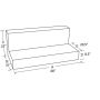 Tradesman 83580T Steel L-Shape Liquid Storage Tank (Full Size) - White
