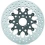 TwinPower 666826 Twin Power 08-Up FLH FLT Rear 11.8in Floating Rotor Mesh Black
