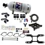 Nitrous Express 66042-10 4150 DUAL STAGE BILLET CROSSBAR, (50-300 & 100-500HP) WITH 10LB BOTTLE.
