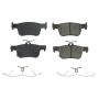 PowerStop 17-2102 PowerStop - Z17 Low-Dust Ceramic Brake Pads with Hardware