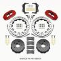 Wilwood 140-13969-DR Narrow Superlite 4R Rear Kit 12.88in Drilled Red 2007-up Jeep JK w/Lines