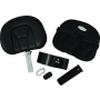 Kuryakyn 8931 Plug-N-Go Driver Backrest With Pouch