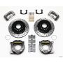 Wilwood 140-7582-DP Forged Dynalite P/S P-B Kit Drilled Polished New Big Ford 2.36in Offset