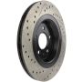 Stoptech 127.33125L Slotted & Drilled Sport Brake Rotor