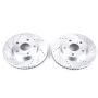 PowerStop JBR712XPR PowerStop Evolution Performance Drilled, Slotted & Plated Brake Rotor Pair