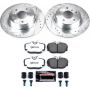 PowerStop K6152-36 Z36 Truck and SUV Carbon-Fiber Ceramic Brake Pad and Drilled & Slotted Rotor Kit