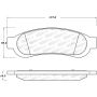 Stoptech 308.13340 Street Brake Pads - Rear
