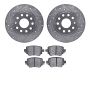 Dynamic Friction 7502-74061 Rotor Kit