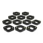 Prothane 1-116-BL 07+ Jeep Wrangler JK Body Spacer Kit - 1in Lift - Black