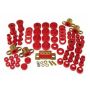 Prothane 1-2007 76-79 Jeep CJ5/7 Total Kit - Red