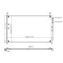 Reach International 31-30053 A/C Condenser