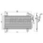 Reach International 31-3220 A/C Condenser