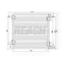 Reach International 31-3360 A/C Condenser