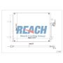 Reach International 31-3733 A/C Condenser