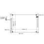Reach International 41-13004 Radiator And A/C Condenser Assembly