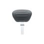 Mustang Motorcycle 79012GM Mustang 08-21 HD Electra Glide,Rd Glide,Rd King,Str Glide Driver Backrest - Black w/ Grey Stitching