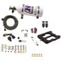 Nitrous Express 40080-12 Q-JET/HOLLEY SPREAD BORE HITMAN (100-150-200HP) WITH COMPOSITE BOTTLE