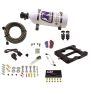 Nitrous Express 40081-05 Q-JET/HOLLEY SPREAD BORE HITMAN PLUS (50-100-150-200HP) WITH 5LB BOTTLE