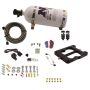 Nitrous Express 40081-10 Q-JET/HOLLEY SPREAD BORE HITMAN PLUS (50-100-150-200HP) WITH 10LB BOTTLE