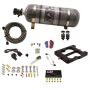 Nitrous Express 40081-12 Q-JET/HOLLEY SPREAD BORE HITMAN PLUS WITH COMPOSITE BOTTLE