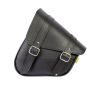 Willie & Max 59776-00 HD Softails, Yamaha Road Stars, Kawasaki Vulcan 900, Suzuki C50 Swingarm Bag - Black