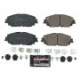 PowerStop Z23-2076 PowerStop - Z23 Daily Driver Carbon-Fiber Ceramic Brake Pads with Hardware Kit