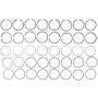 MAHLE 40134CP.020 Engine Piston Ring Set