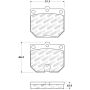 Stoptech 309.01140 Performance Brake Pads