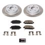 PowerStop SC7340 Semi-Coated Rotor and Low-Dust Ceramic Brake Pad Kit