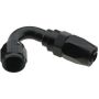 FRAGOLA FRG231207-BL Hose Fitting #8 120 Deg. to #6 Hose Black