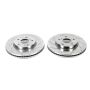 PowerStop JBR1571XPR PowerStop Evolution Performance Drilled, Slotted & Plated Brake Rotor Pair